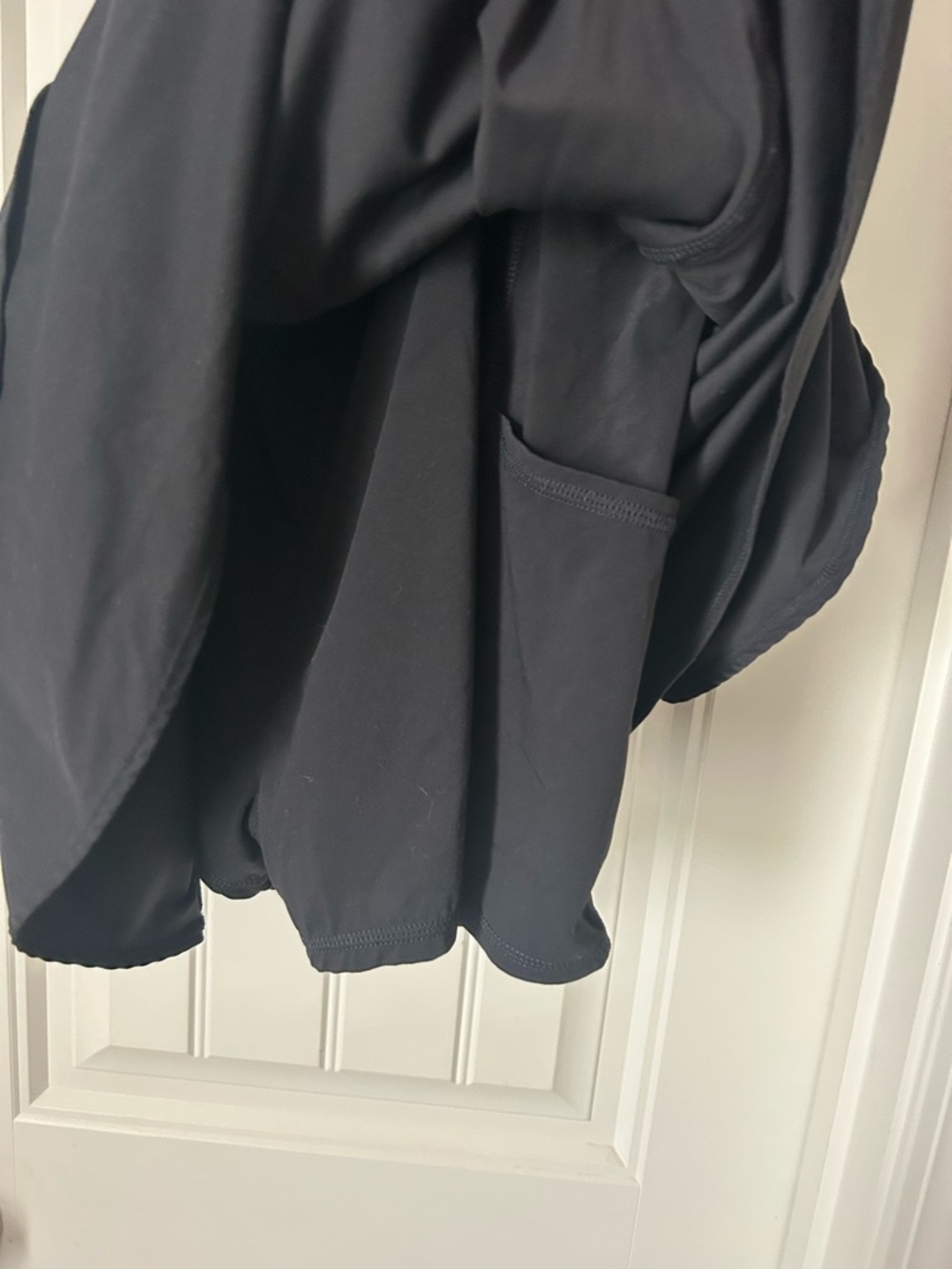 Black Tiered Sleeveless athletic dress - Picture 3 of 5